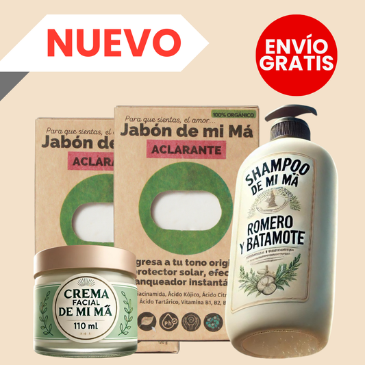 Pack 2 Barras + Shampoo + Crema