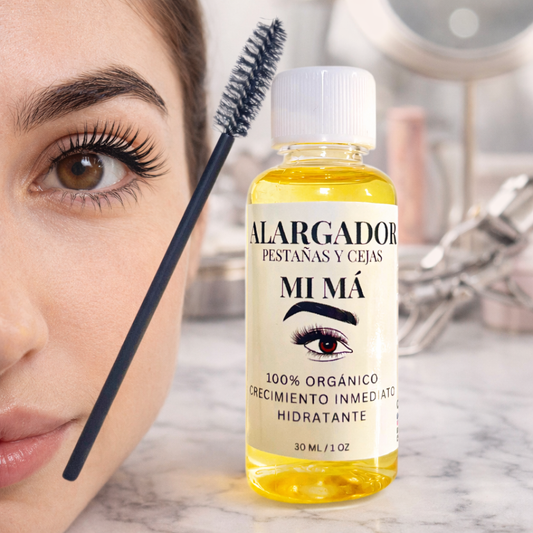 Alargador de Pestañas y Cejas mi Má | Hueso de Mamey + Ricino